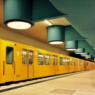 Elektrische Untergrundbahn.